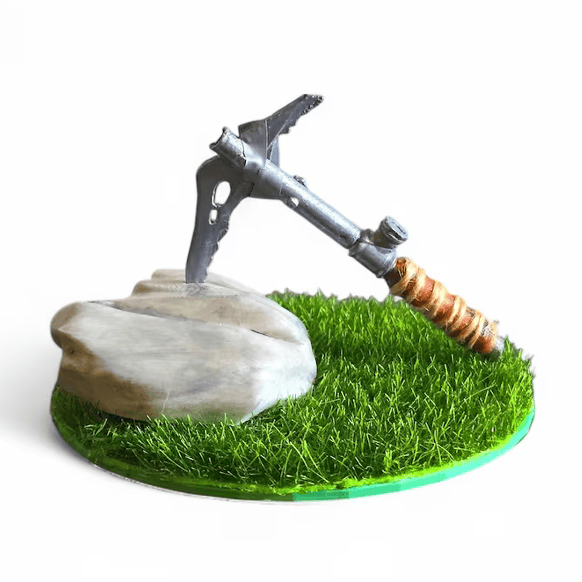 Rust Salvaged Pickaxe