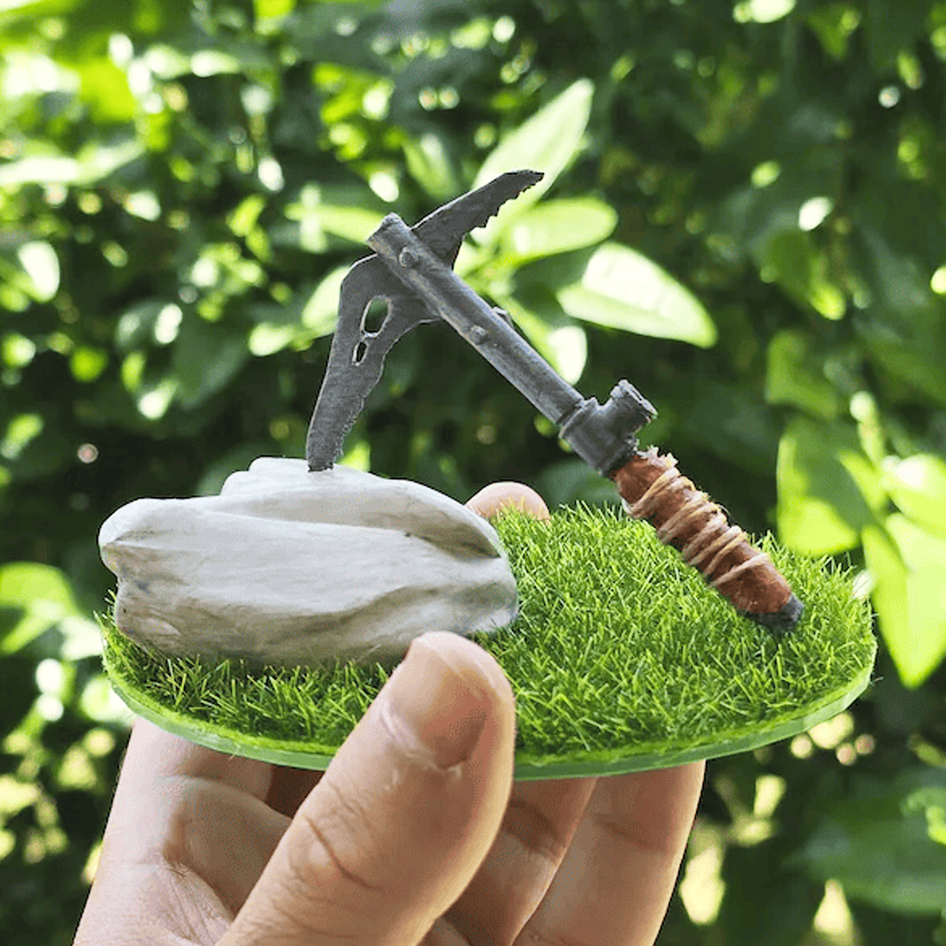 Rust Salvaged Pickaxe