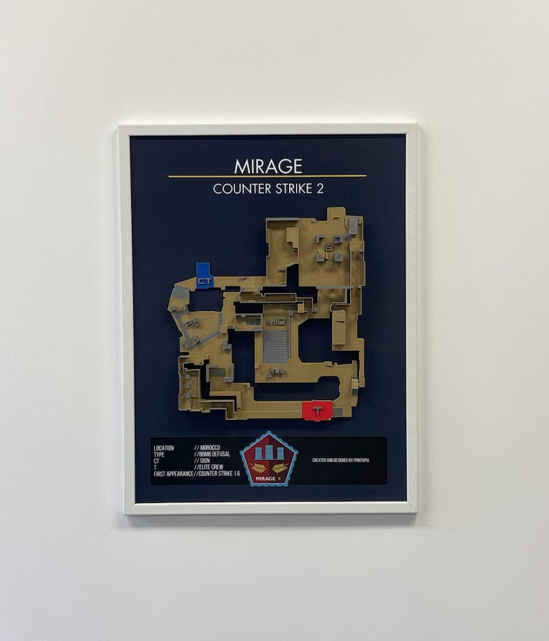 Counterstrike Mirage Wall Art