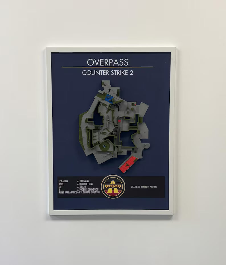 Counterstrike Overpass Wall Art