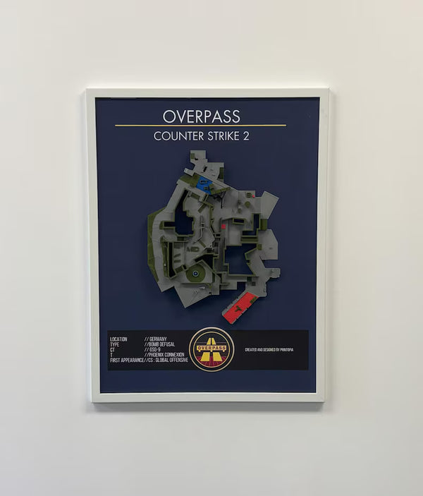Counterstrike Overpass Wall Art