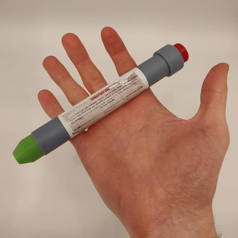 Rust Medical Syringe