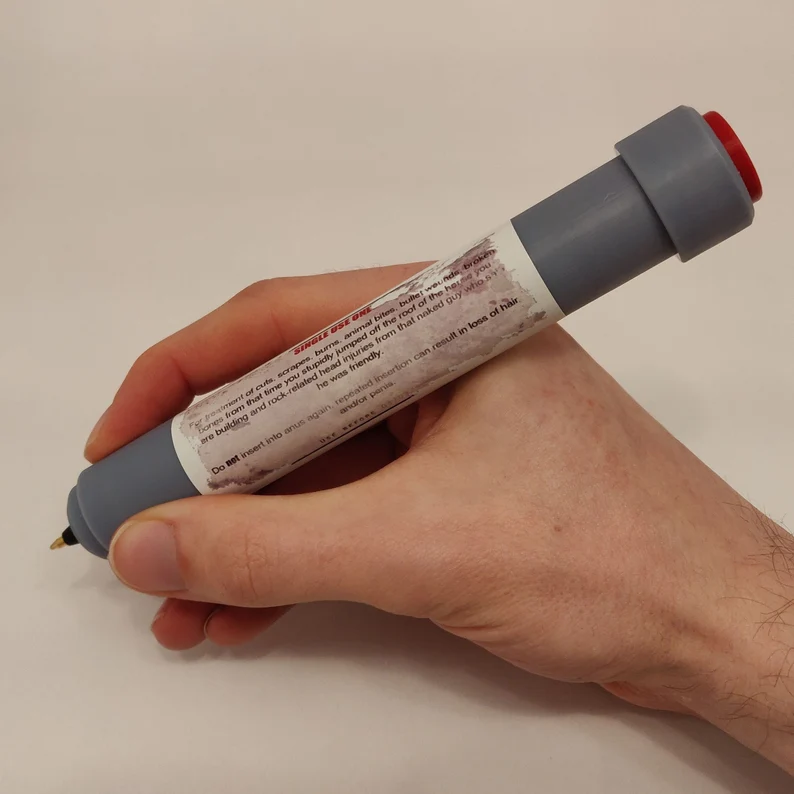 Rust Medical Syringe