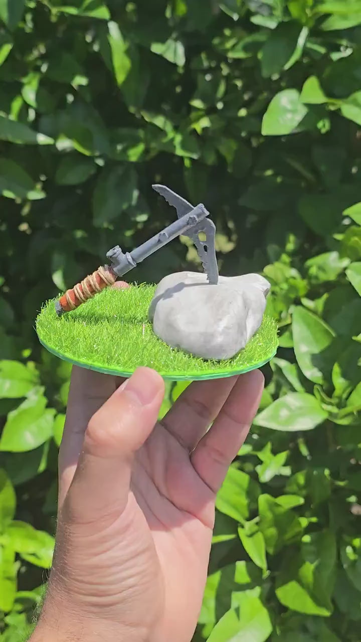 Rust Salvaged Pickaxe