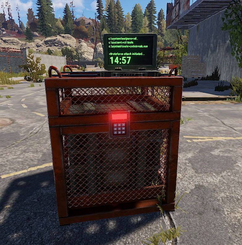 Rust Locked Crate product image 6
